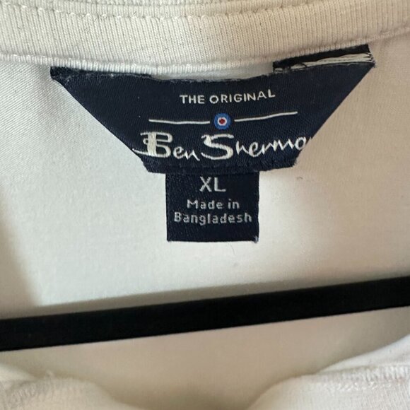 White Ben Sherman XL Men's Polo Shirt - Picture 5 of 11
